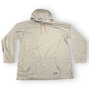 Howler Bros Loggerhead Hoodie XXL Lightweight Sweatshirt Coralhead Egret Beige